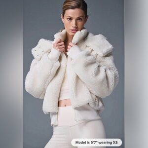 ALO Yoga Cream Sherpa Jacket